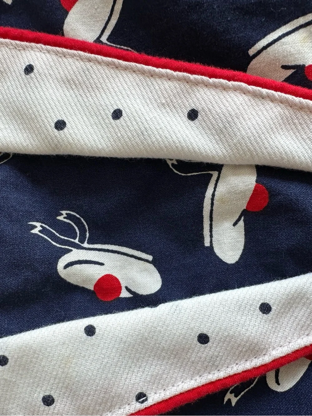 Vintage OshKosh Sailor Beret Hat Girls Dress 3T USA Red White Blue Cotton Bow